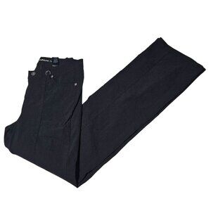 DKNY Jeans Womens Size 8 Mid Rise Boot Cut Black Denim Pants
